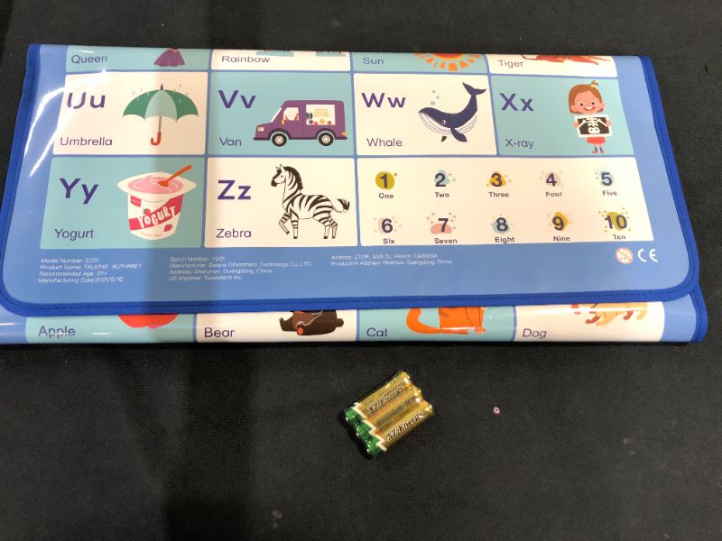 Photo 1 of beiens Interactive Learning & Education Toys, ABC 123 Electronic Talking Poster Alphabet Wall Chart for Toddler Kids 2 3 4 5 Year Old Girls Boys Birthday Gifts, Preschool Learning Activities