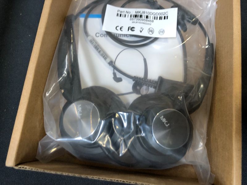 Photo 3 of Phone Headset with Microphone Noise Canceling Corded RJ9 Call Center Telephone Headset Dual Ear Cisco Headset for Cisco CP-7821 7841 7940 7945G 7960 7962G 7965G 7971G 7975G 8811 8851 9951 9971