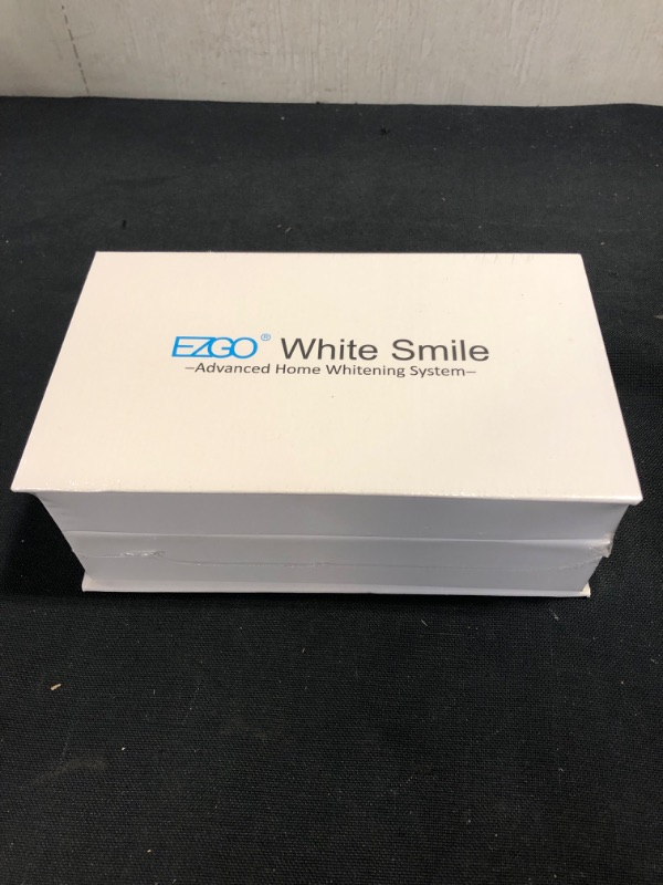 Photo 2 of EZGO Teeth Whitening Kit with LED Light, 5 X LED Fast-Result Teeth Whitener with Carbamide Peroxide Teeth Whitening Gel, Non-Sensitive Tooth Whitening Kit Remove Stains from Coffee and Soda-- Sealed
