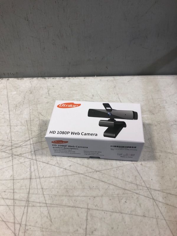Photo 1 of Qtniue Webcam with Microphone and Privacy Cover, FHD Webcam 1080p, Desktop or Laptop and Smart TV USB Camera for Video Calling, Stereo Streaming and Online Classes 30FPS