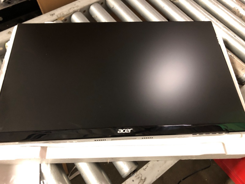 Photo 2 of Acer 23.8” Full HD 1920 x 1080 IPS Zero Frame Home Office Computer Monitor - 178° Wide View Angle - 16.7M - NTSC 72% Color Gamut - Low Blue Light - Tilt Compatible - VGA HDMI DVI R240HY bidx
