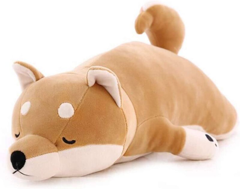 Photo 1 of 30'' Shiba Inu Plush Stuffed Animal Dog Plush Pillow Hugging Pillow Sleeping Comfort Cushion Soft Plush Toy
