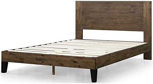 Photo 1 of ZINUS Tonja Wood Platform Bed Frame with Headboard / Mattress Foundation with Wood Slat Support / No Box Spring Needed / Easy Assembly, King
