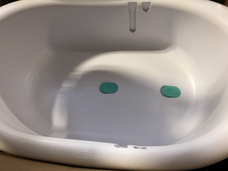 Photo 3 of 4-in-1 Grow-with-Me Bath Tub by Frida Baby Transforms Infant Bathtub to Toddler Bath Seat with Backrest for Assisted Sitting in Tub