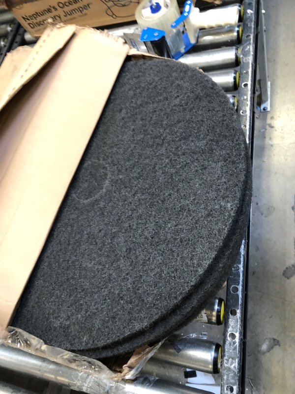 Photo 1 of 3M 8374 Stripper Floor Pad 7200, 12", Black, 5 Pads/Carton
