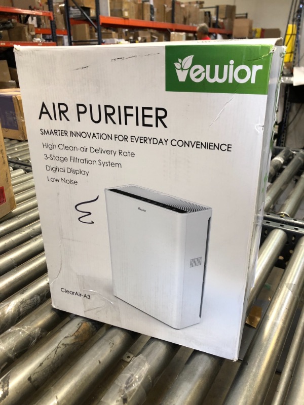 Photo 4 of Air Purifier, Home Air Purifiers For Large Room Up To 1620 sq.ft, VEWIOR H13 True HEPA Air Filter With 5 Timer Settings 3 Fan Speeds, Ultra-Quiet Air Cleaner For Pets Dander Hair Smoke Smell Pollen