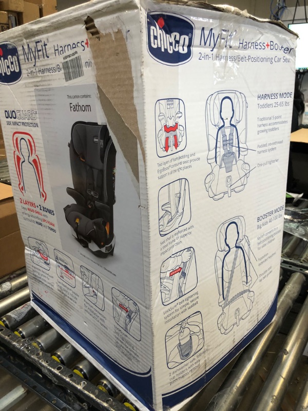 Photo 5 of Chicco MyFit Harness + Booster Car Seat, Fathom