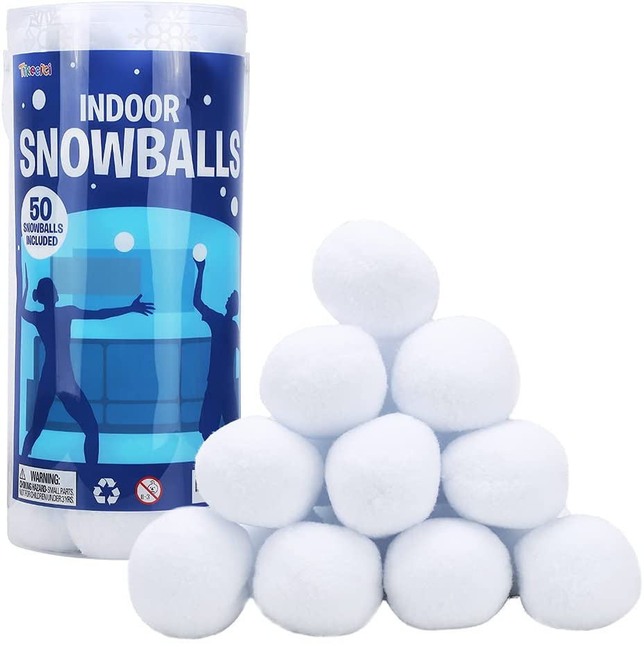 Photo 1 of Elaine Showalter 50 Pack Artificial Snowballs, Fake Snowballs for Snowball Fight Indoor Snowball for Kids Snow Toy Snowballs for Throwing Snowball Fight Game