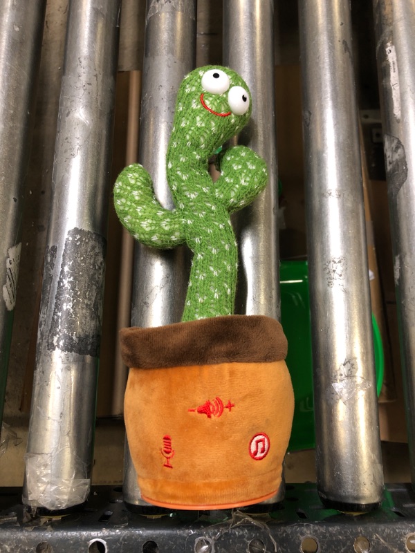 Photo 2 of Dancing Cactus Talking Cactus Baby Toys 6 to 12 Months, Singing Dancing Cactus Mimicking Toy Repeats What You Say & Recording with 120 English Songs and Lighting for Boys and Girls Toys