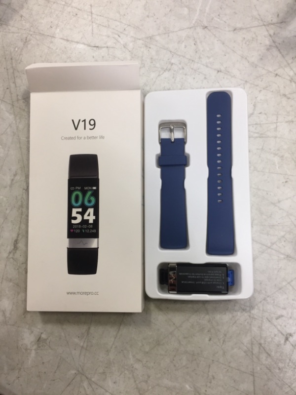 Photo 1 of V19 PRO WATCH NAVY BLUE WATCH BAND 