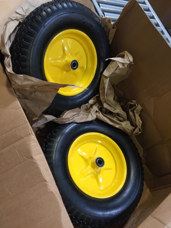 Photo 2 of 10-Inch Solid Rubber Tires and Wheels - Replacement