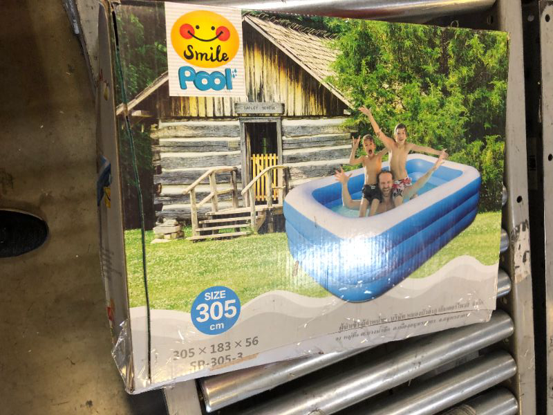 Photo 1 of 10 Foot Inflatable Pool Rectangle 