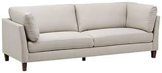 Photo 1 of Amazon Brand – Rivet Midtown Contemporary Upholstered Sofa Couch, 92.1"W, Cream
