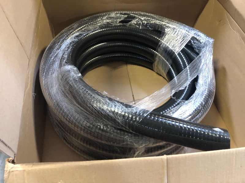 Photo 3 of Sealproof Flexible PVC Pipe 2 Inch Dia Hose 25 FT Length, Black Tubing, Schedule 40, Premium Quality Made in USA 25-FT