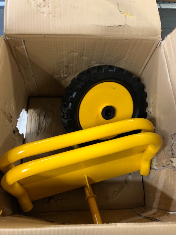 Photo 3 of Dewalt Door Dolly Panel Mover, 1,200-Pound Weight Capacity, up to 3.13-Inches Width Capacity, 12-Inch No-Flat Wheels, Move Sheetrock, Plywood, OSB, Doors and More (DXWT-PS200) Standard Dolly - MISSING : SOME HARDWEAR - DAMAGE : DIRTY