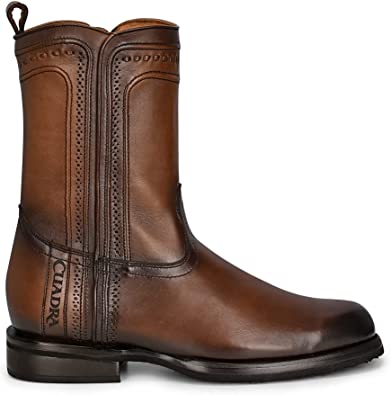 Photo 1 of CUADRA Men's Urban Boot in Bovine Leather with Zipper Brown
