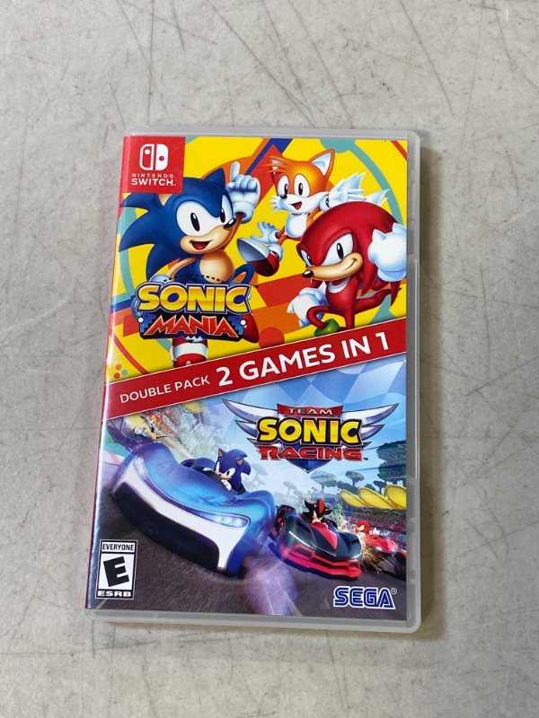 Photo 2 of Sonic Mania + Team Sonic Racing Double Pack - Nintendo Switch
