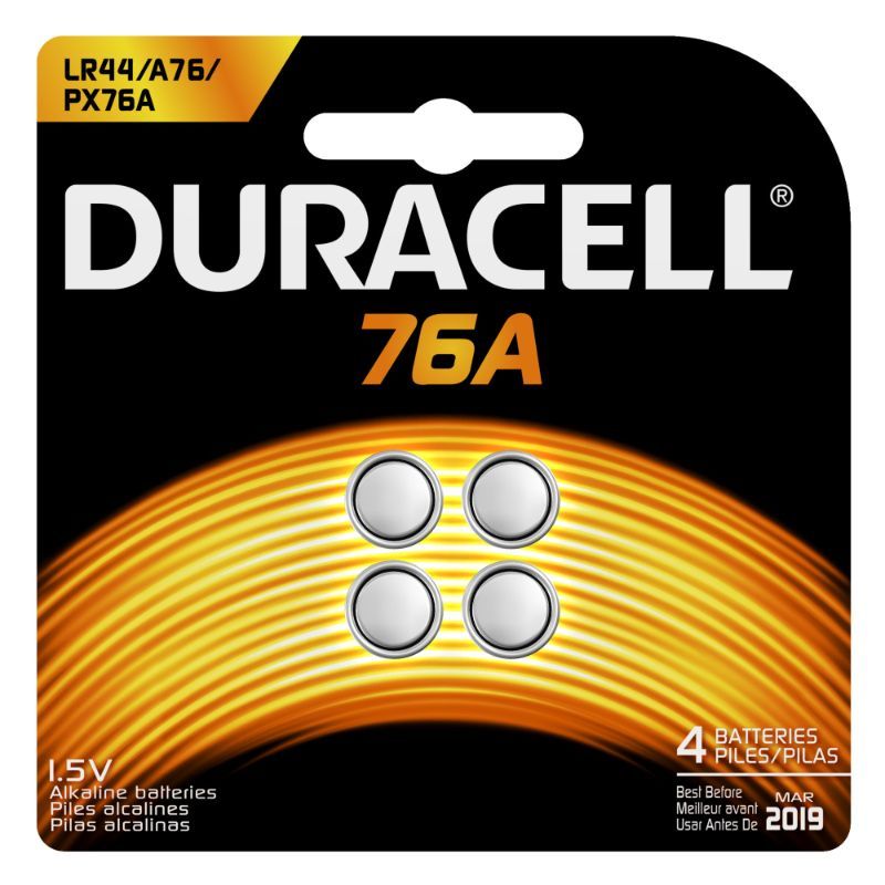 Photo 1 of 3 pack - Alkaline 76A LR44 1.5 V 0.11 Ah Medical Battery  /  FACTORY SEALED 
