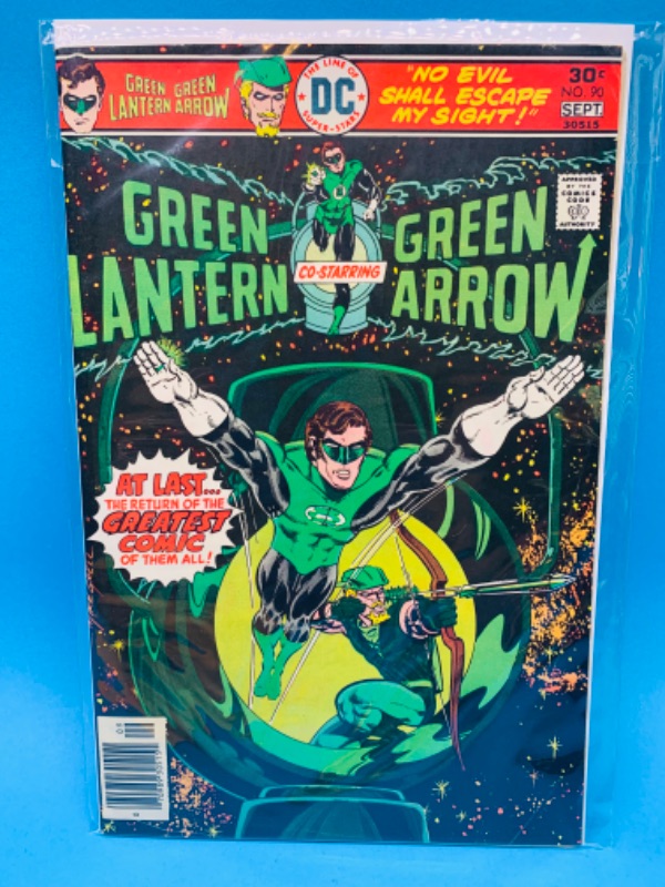 Photo 1 of 015008…vintage green lantern 1st appearance of Saarek $.30 cent comic in plastic sleeve 