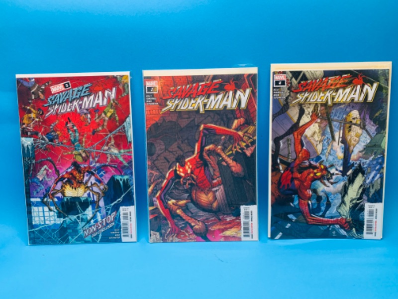 Photo 1 of 015015…3 savage Spider-Man comics in plastic sleeves