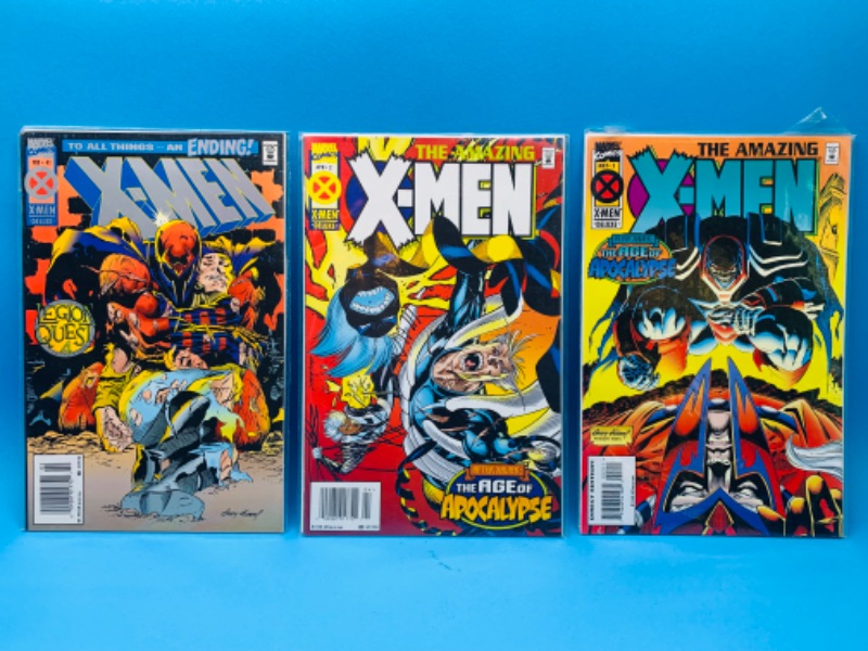 Photo 1 of 015016…3 X-men comics in plastic sleeves 