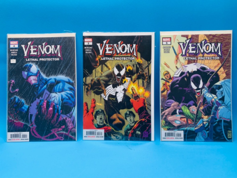 Photo 1 of 015024…3 venom comics in plastic sleeves 