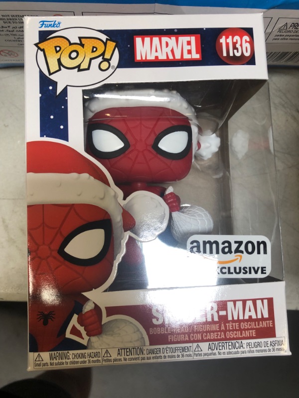 Photo 2 of Funko Pop! Marvel: Beyond Amazing - Spider-Man in Hat, Amazon Exclusive