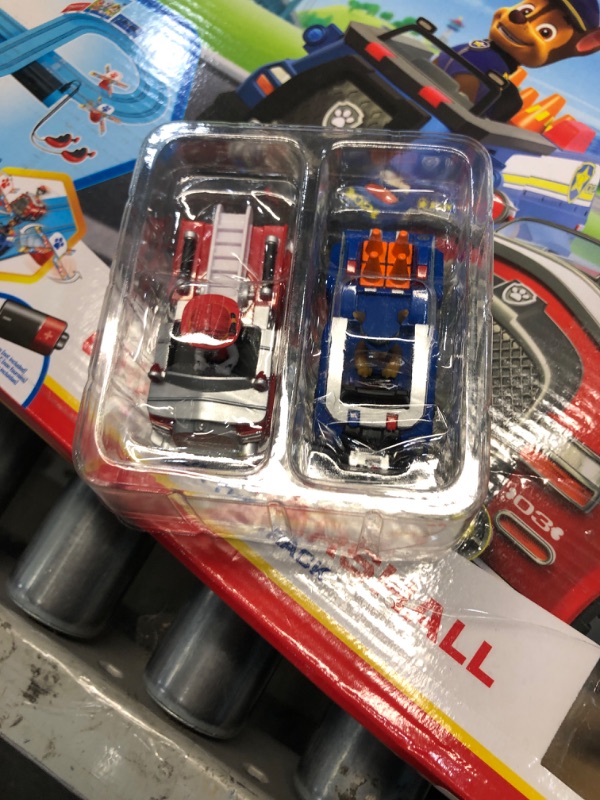 Photo 3 of Carrera First Paw Patrol - Slot Car Race Track - Includes 2 Cars: Chase and Marshall - Battery-Powered Beginner Racing Set for Kids Ages 3 Years and Up, Multi