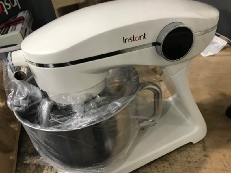 Photo 6 of Instant Stand Mixer Pro, 10-Speed Tilt-Head Electric Mixer with Digital Interface, 7.4-Qt Stainless Steel Bowl, From the Makers of Instant Pot, 600W, Lightweight, Whisk, Dough Hook and Mixing Paddle TBD Pearl