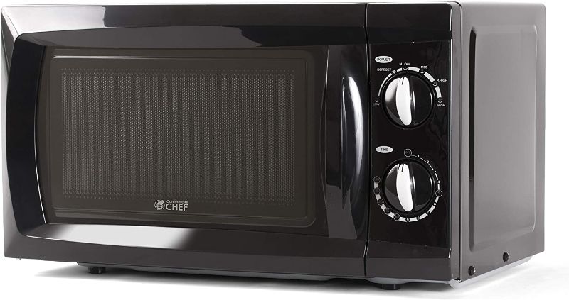 Photo 1 of Commercial Chef Countertop Microwave Oven, 0.6 Cu. Ft, Black
