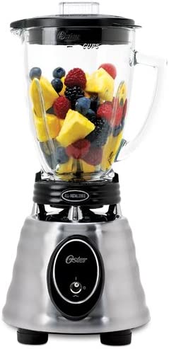 Photo 1 of *** TESTED- POWERS ON*** Oster BPCT02-BA0-000 6-Cup Glass Jar 2-Speed Toggle Beehive Blender, Brushed Stainless
