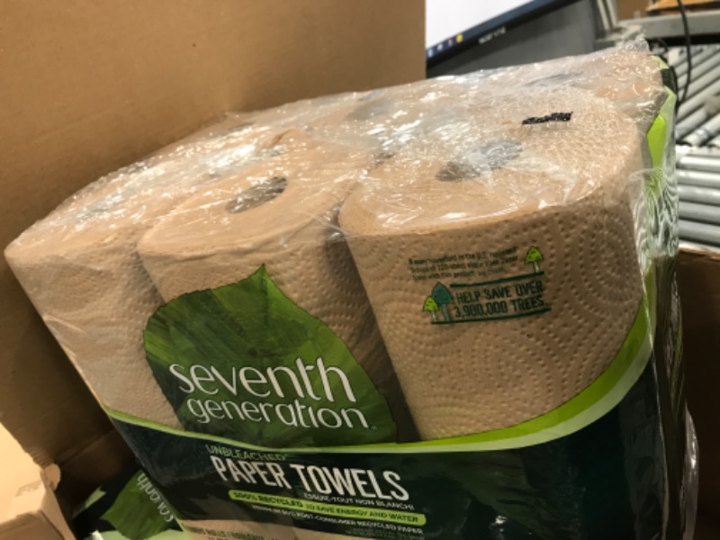 Photo 2 of Unbleached 100% Recycled Paper Towels (6 Rolls per Pack)