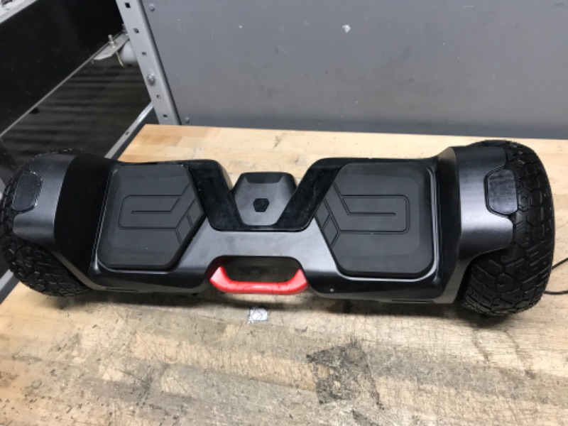 Photo 1 of *DOES NOT TURN ON WITHOUT CHARGER PARTS ONLY* Gyroshoes Warrior 8.5 inch Off Road All Terrain Smart G2 Hoverboard with Bluetooth Speaker and Led Lights, Self Balancing Hoverboards for Kids & Adults UL2272 Certified
