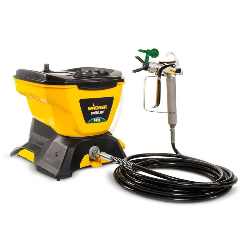 Photo 1 of **POWERS ON**
Wagner Control Pro 130 Electric Stationary Airless Paint Sprayer
