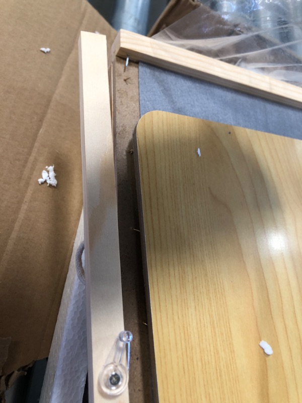 Photo 1 of DAMAGED TABLE SIDE***Jigsaw Puzzle Table 1500 Pieces Height Adjustable Puzzle Board with Colorful Drawers & Wooden Cover Portable Puzzle Tables for Adults Tilting Puzzle Boards with Metal Legs Puzzle Table With Drawers