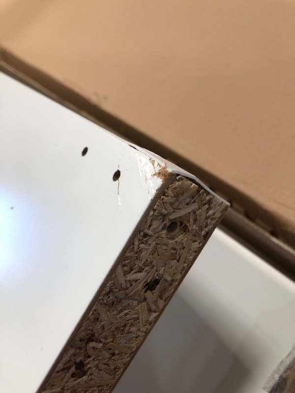 Photo 1 of DAMAGED EDGE/CORNERS***IKEA Bookcase, White 22210.201126.818, 15 3/4x11x79 1/2 "
