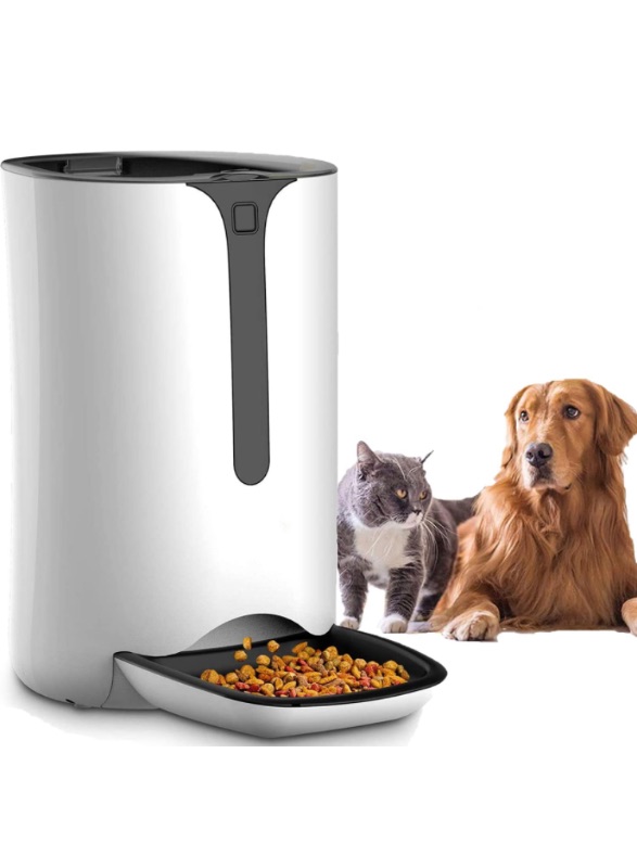 Photo 1 of ***TESTED POWERED ON***Automatic Pet Feeder for Dog and Cat Food Dispenser with Timed Programmable, Portion Control Up to 4 Meals Per Day, Voice Recorder, Battery and Plug-in Power 7L for Small Medium and Large Pet