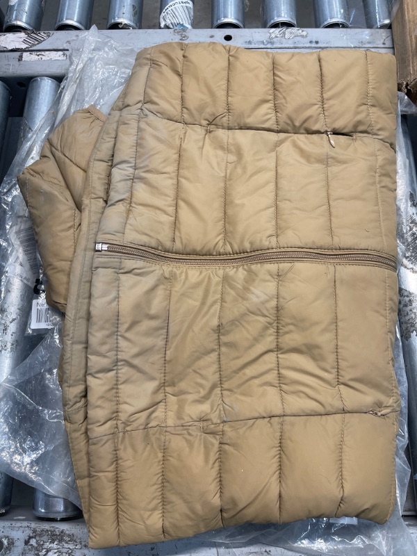 Photo 2 of Amazon Essentials Women's Lightweight Long-Sleeve Water-Resistant Puffer Jacket (Available in Plus Size) Medium Camel