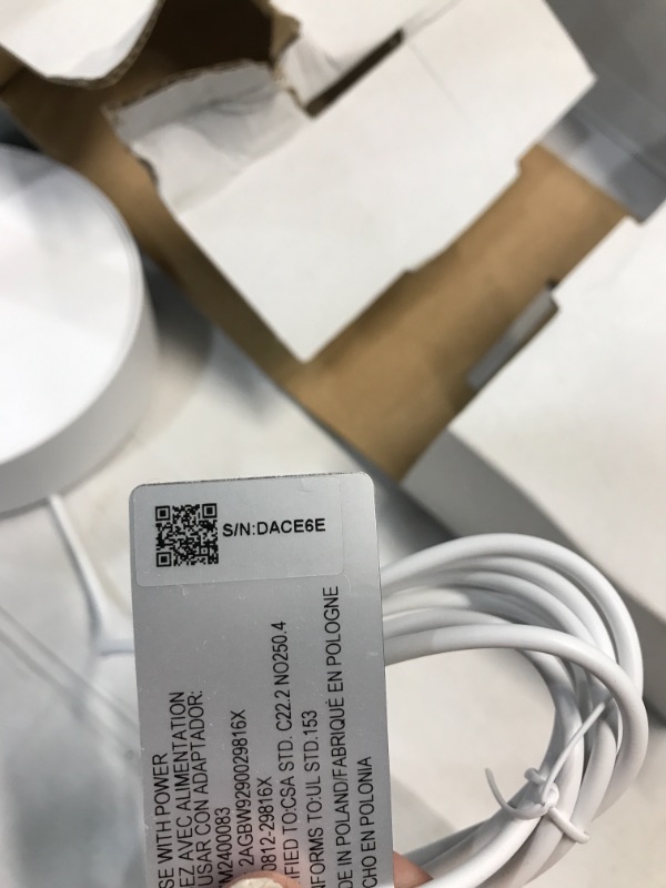 Photo 3 of ***TESTED WORKING*** Philips Hue Gradient Signe Table Lamp, Compatible with Alexa, Apple HomeKit and Google Assistant, White Table Lamp 1 Pack White