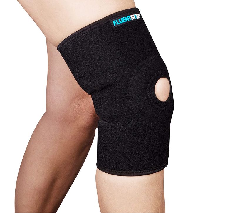 Photo 1 of Adjustable Knee Brace - Stabilizing Knee Support for the Relief of Pain Associated w/ Injury or mild Knee Arthritis / Knee Tendinitis / Knee Bursitis etc. Lightweight / Breathable / Non-Slip Knee Brace. Adults / Youth Knee Brace. One Size Fits Most
