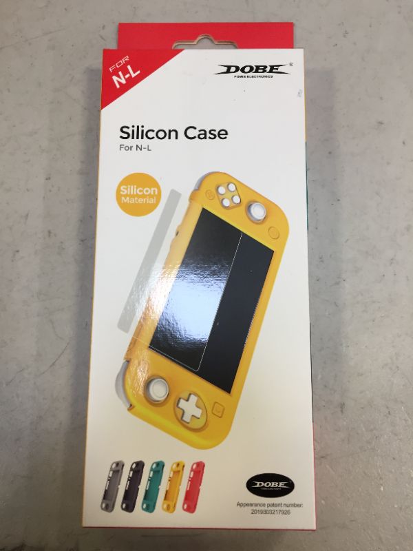 Photo 2 of ECHZOVE Silicone Case for Nintendo Switch Lite, Soft Case for Nintendo Switch Lite with Tempered Glass Screen Protector - Yellow
