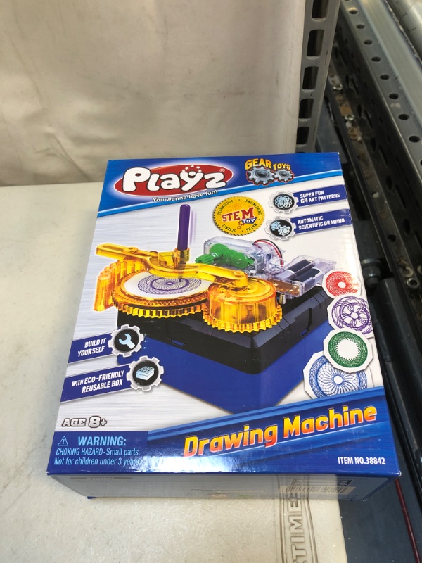 Photo 1 of Playz Electric Drawing Kit for Kids - Motorized DIY Doodle Board - Build Your Own Electronic Circuit Board Doodler Using a Science Kit for Kids Age 8-12 - Perfect Arts & Crafts Toy for Boys, & Girls

