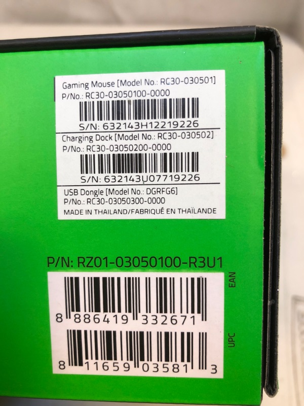 Photo 6 of Razer Viper Ultimate Hyperspeed Lightweight Wireless Gaming Mouse & RGB Charging Dock: Fastest Gaming Mouse Switch - 20K DPI Optical Sensor - Chroma Lighting - 8 Programmable Buttons - 70 Hr Battery Classic Black Mouse + Dock (factory sealed)