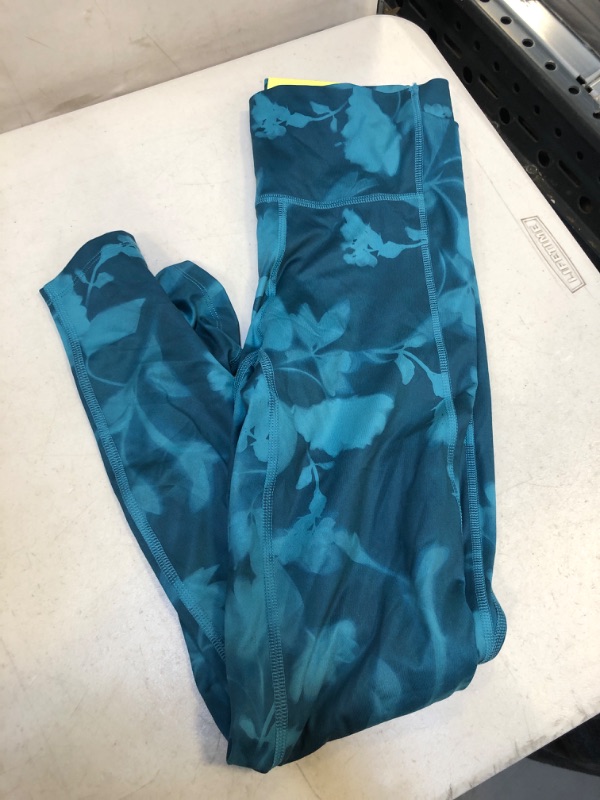 Photo 2 of Assorted Blues Floral Brushed Sculpt High-Rise Leggings -  SIZE Small