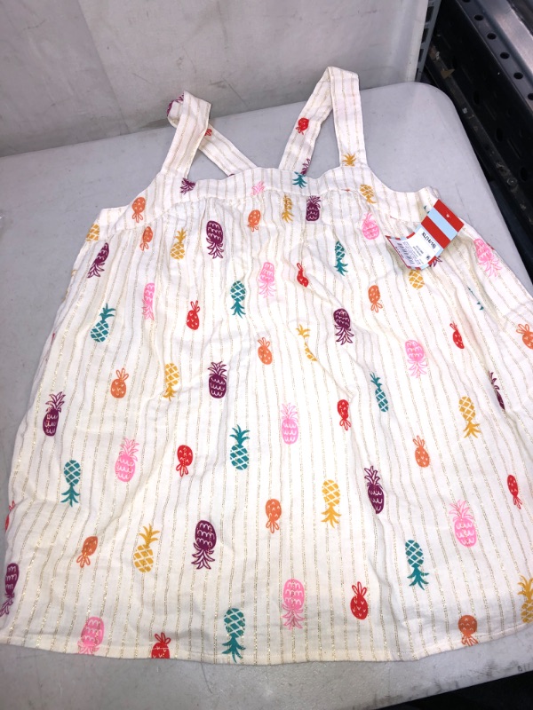 Photo 2 of Girls' Pineapple Gauze Tank Top - Cat & Jack™, SIZE XL 14/16 