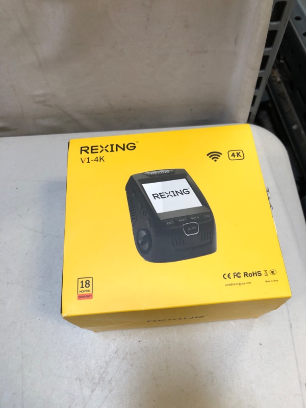 Photo 1 of Rexing V1 Car Dash Cam 2.4 1080p 170 Degree Wide Angle in Black
(UNABLE TO TEST)