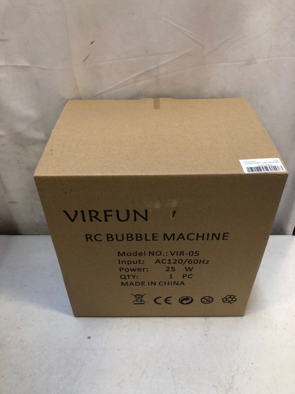 Photo 2 of Bubble Machine, VIRFUN Professional Metal Bubble Machine with Wireless Remote Control and Automatic, Outdoor or Indoor Use