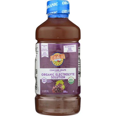 Photo 1 of (4 Pack)Earth S Best Non - GMO Electrolyte Solution Grape 33.8 Oz Bottle
exp dec28 2022