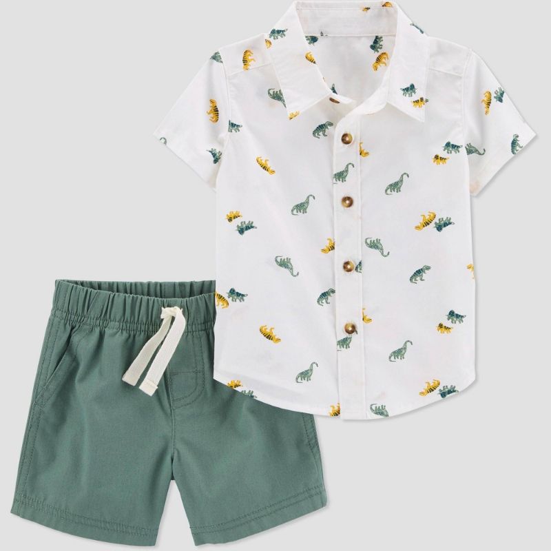 Photo 1 of Baby Boys' Dino Top & Shorts Set - Just One You® Made by Carter's
6M
