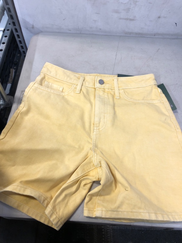 Photo 2 of High-Rise Mineral Dyed Bermuda Jean Shorts - Wild Fable™
0